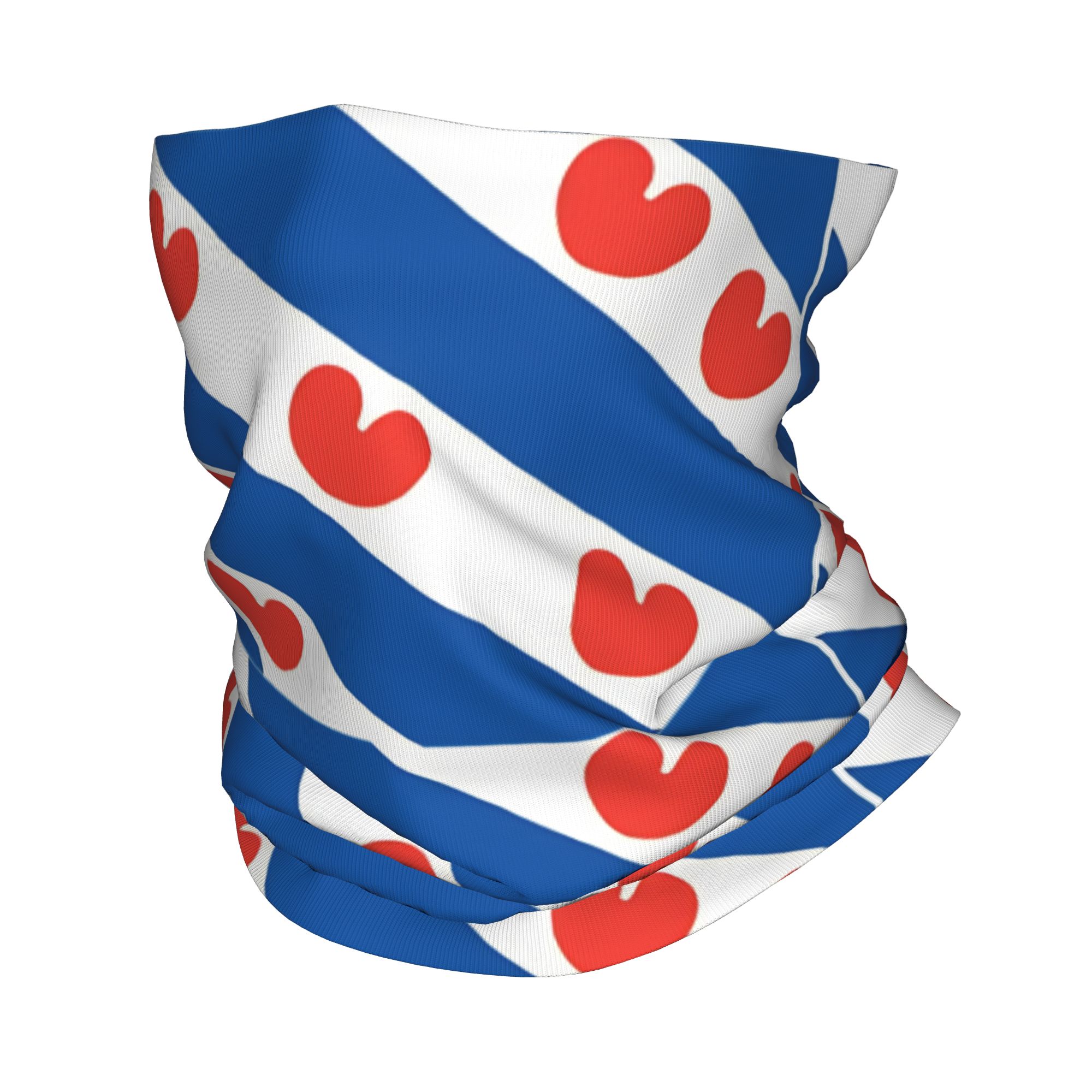 Commuting By Bike - Bandana con Bandiera della Friesland, Maschera