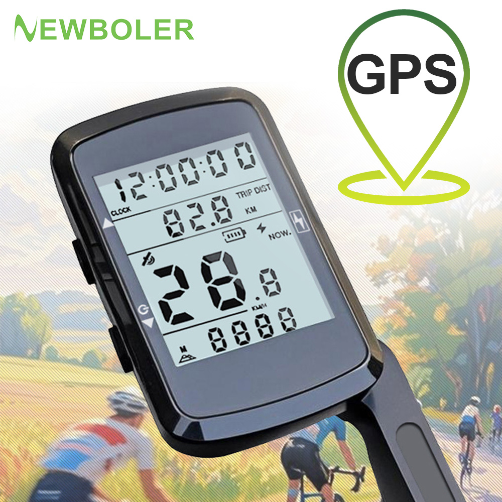 Commuter Cycling - Computer GPS Wireless NEWBOLER per Bicicletta,