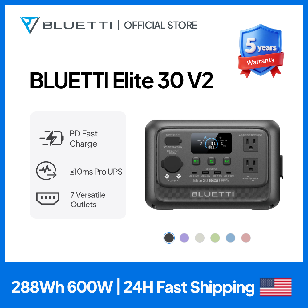 【Rinnovato】BLUETTI Elite 30 V2 - Usb Charger Dynamo recensione e prezzo