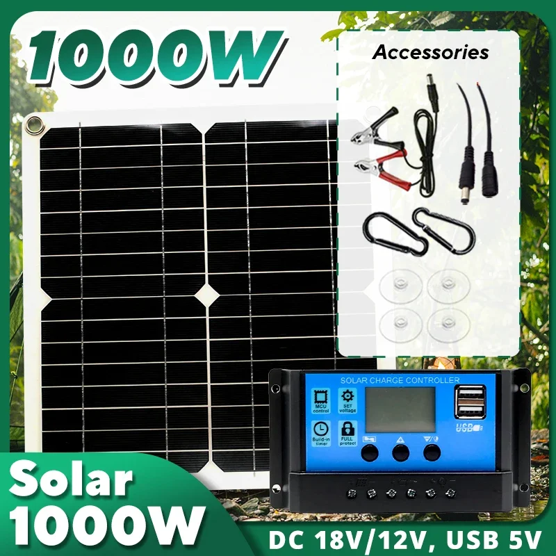 Kit Pannello Solare 1000W, Con - Usb Charger Dynamo recensione e prezzo